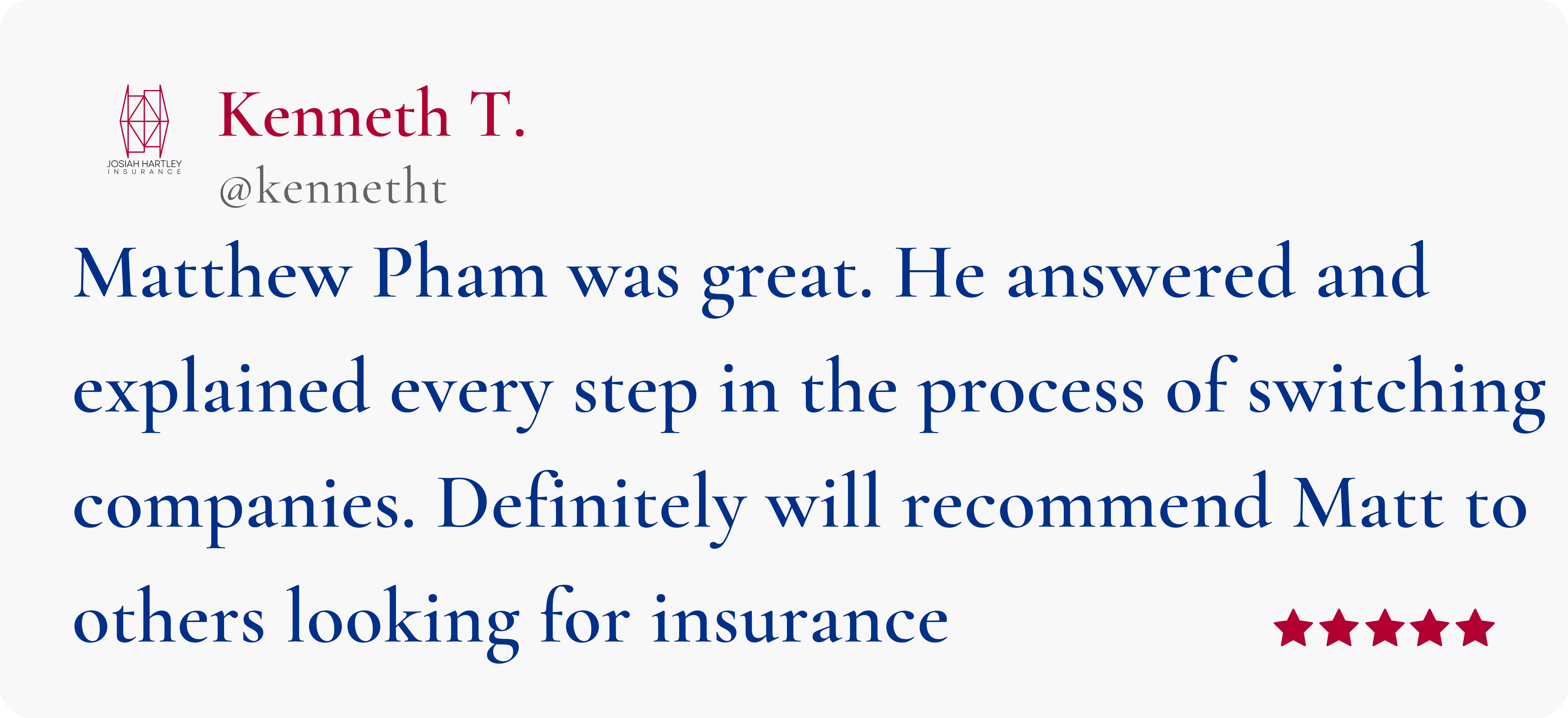 Josiah Hartley Insurance Review 3d